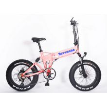 Bicicleta eléctrica plegable City Ebike Fat Tire con motor trasero Bafang